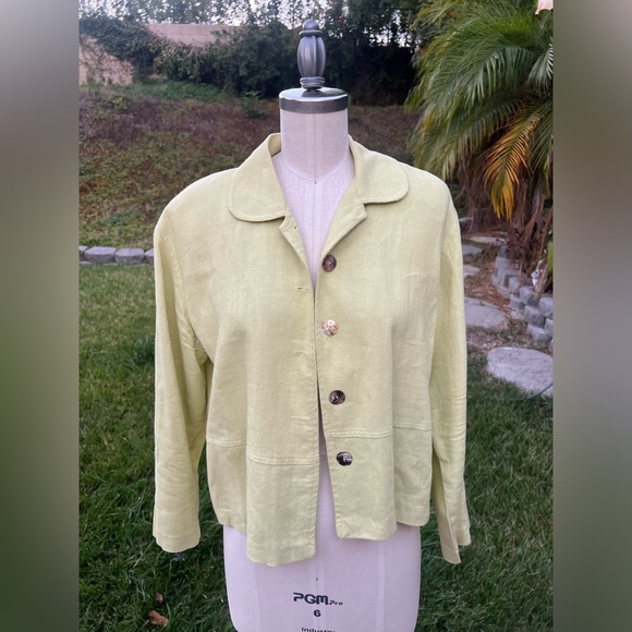 Vintage CLIO Button-Up Long Sleeve Blouse - Picture 2 of 6